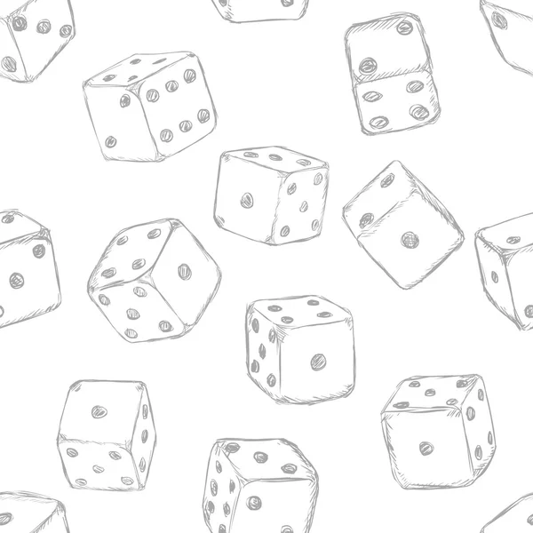 Fondo de Dices de dibujos animados — Vector de stock