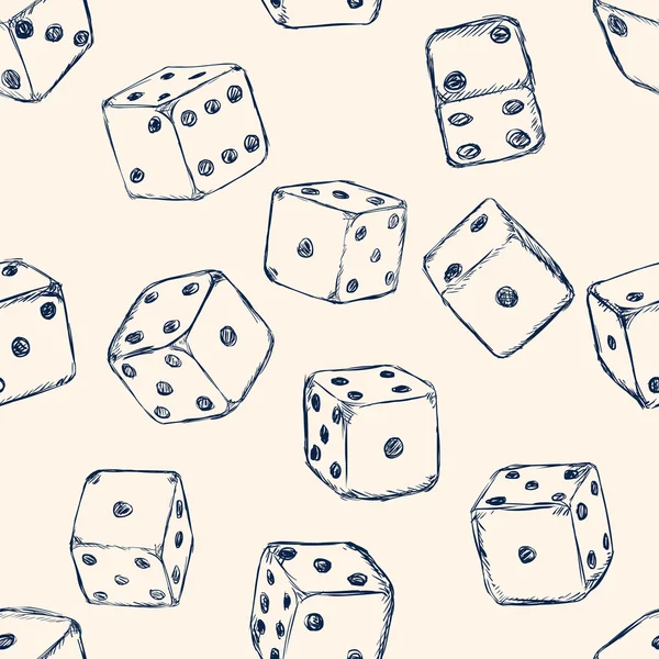 Fondo de Dices de dibujos animados — Vector de stock