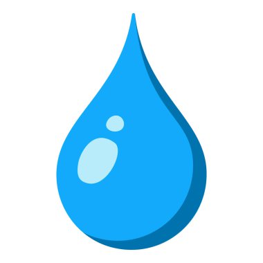 Vektör Renk Simgesi - Mavi Su Damlası