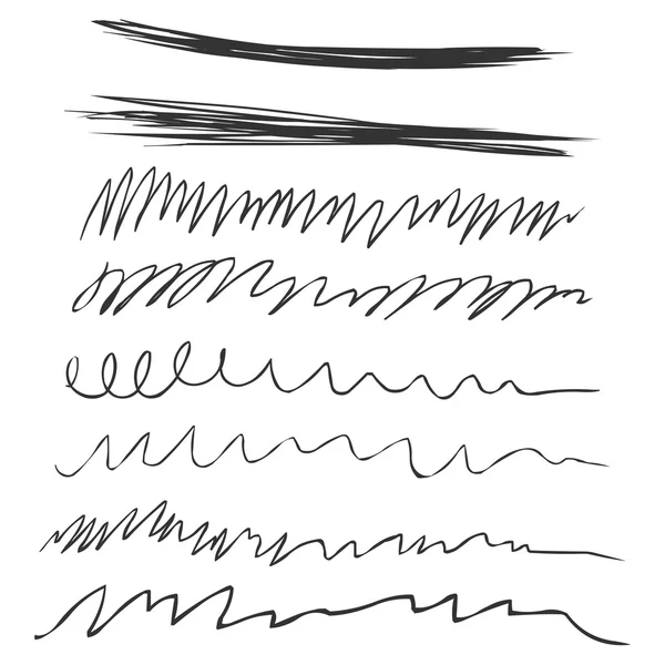 Esboço Doodles abstratos — Vetor de Stock