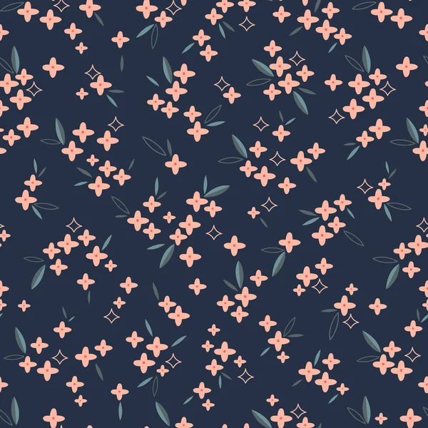 Seamless Floral Pattern in vector — Stock Vector