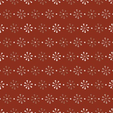 Boho çiçeklerle tekrarlanan kusursuz arkaplan