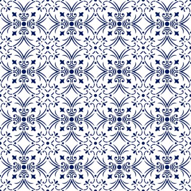 Talavera deseni. Azulejos Portekiz. Türk süsü. Fas fayans mozaiği. İspanyol porseleni. Seramik sofra takımı, halk baskısı. İspanyol çömleği. Etnik kökenli. Akdeniz 'in dikişsiz duvar kağıdı.