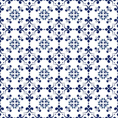 Talavera deseni. Azulejos Portekiz. Türk süsü. Fas fayans mozaiği. İspanyol porseleni. Seramik sofra takımı, halk baskısı. İspanyol çömleği. Etnik kökenli. Akdeniz 'in dikişsiz duvar kağıdı.