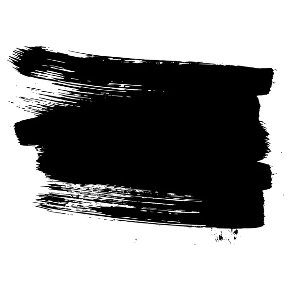 Grunge czarny streszczenie teksturowane kwadratowy wektor kształt. Wektor desig — Wektor stockowy