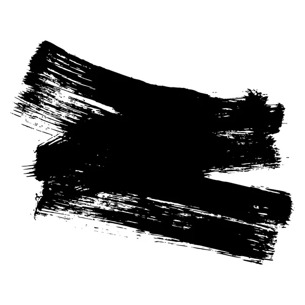 Grunge nero astratto strutturato forma vettoriale quadrata. Vettore desig — Vettoriale Stock