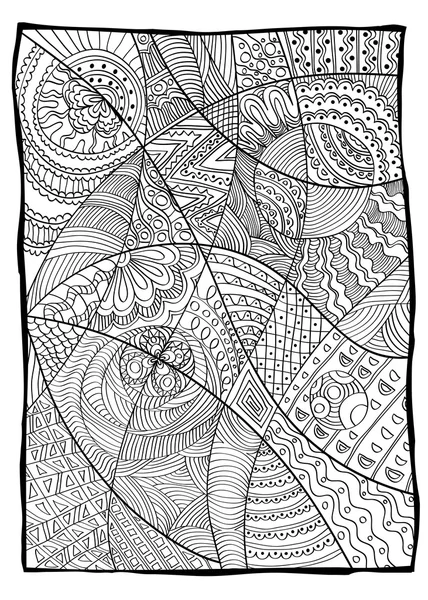 Detaylı çeşitli desen doodle