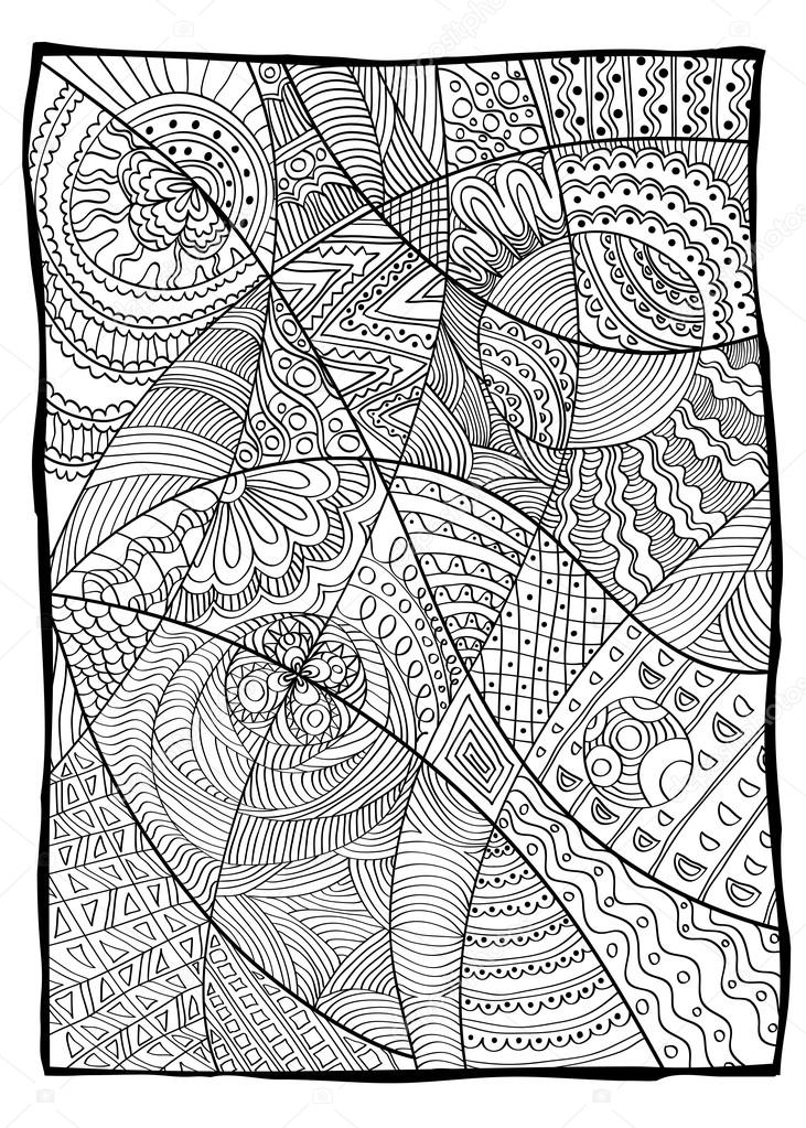 Detailed variety pattern doodle