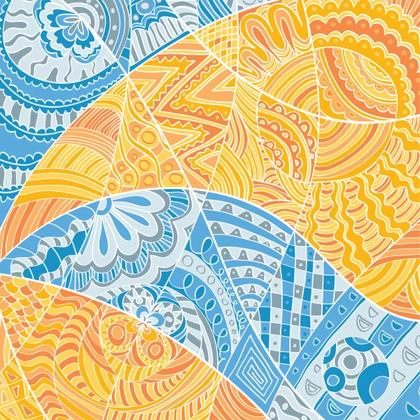 Detaylı çeşitli desen doodle