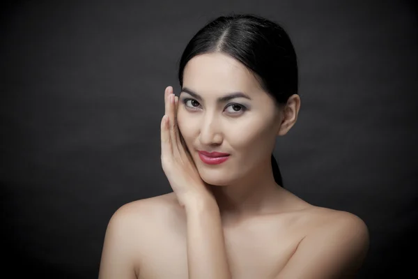 Beautiful Asian Girl Face — Stock Photo, Image