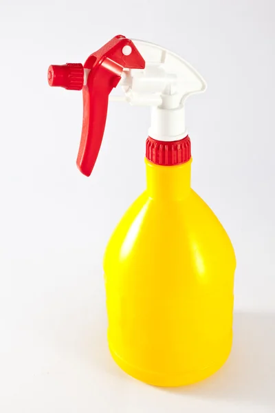 Пластиковая бутылка для распыления рук — стоковое фото