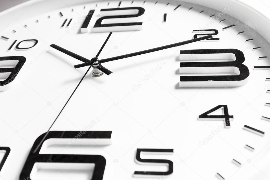 Time concept with clock
