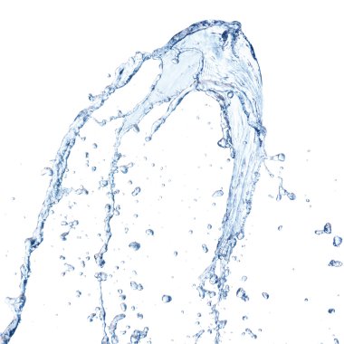 Mavi kabarcıkları suyun altında