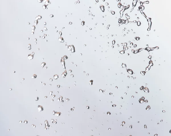 Blue bubbles underwater — Stock Photo, Image