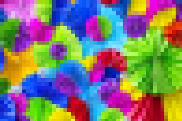 Fondo pixelado colorido — Foto de Stock
