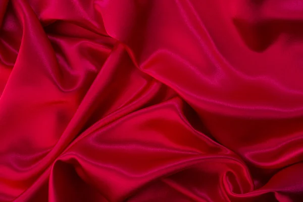 Red silk background — Stock Photo, Image