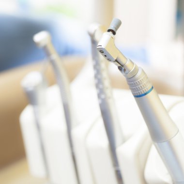 Diş araçları odaklı yakın çekim