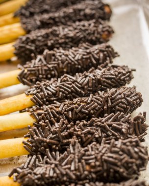 Birçok çikolata bisküvi