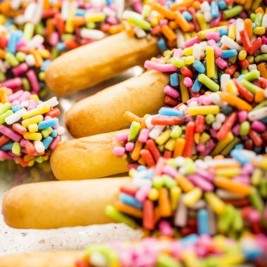 Birçok çikolata bisküvi