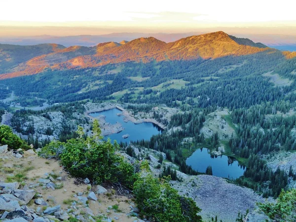 High mountain sunset — Stock Photo, Image