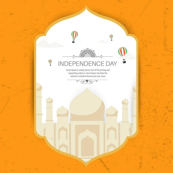 Vector Illustration Independence Day August Vector Design Holiday Graphic Icons Vectorbeelden