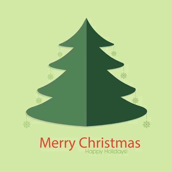 Christmas Greeting card — Stock Vector