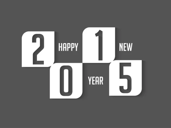 Happy New Year 2015 — Stock Vector
