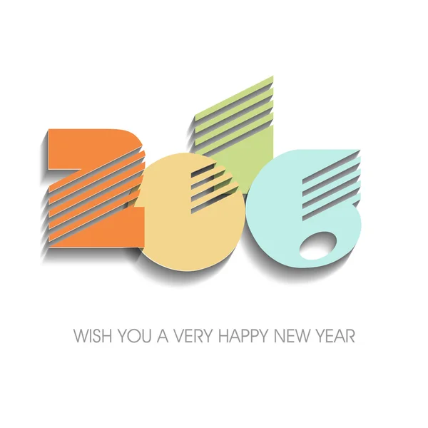 Happy new year greeting card — Stock Vector