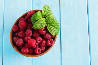 Olgun taze frambuaz