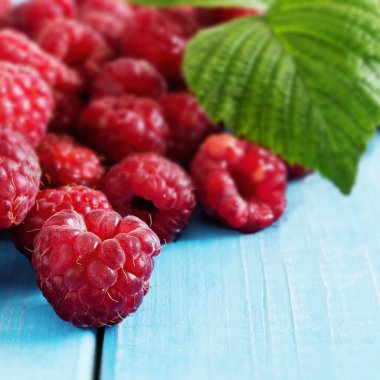 Olgun lezzetli ahududu