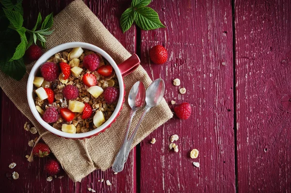 Desayuno saludable ecológico — Foto de Stock