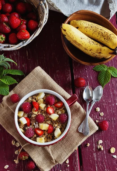 Desayuno saludable ecológico — Foto de Stock