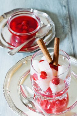 Lezzetli meyve kahvaltı