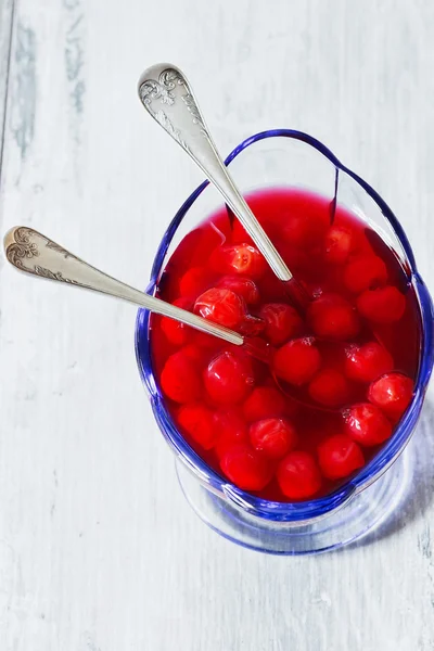 Heerlijke cherry jam — Stockfoto