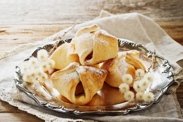 Bollos frescos por la mañana temprano — Foto de Stock