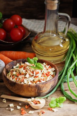 Kuru doğranmış sebze