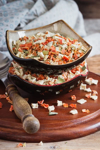 Verduras secas picadas — Foto de Stock