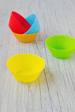 cupcakes için kalıplar.