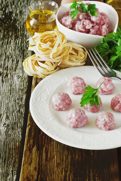 Boules de viande hachée — Photo