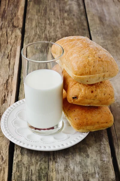 Rustic breakfast — Stock Photo, Image