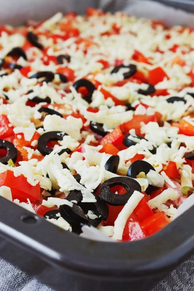 Chopped ingredients — Stock Photo, Image