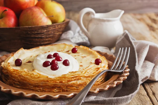 Pancake appena sfornati — Foto Stock