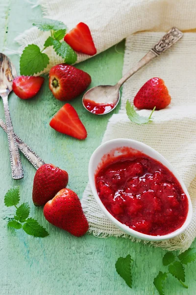 草莓酱 — 图库照片