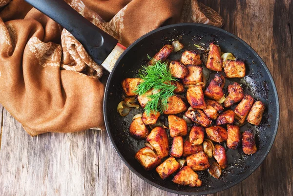 Rebanadas fritas de carne —  Fotos de Stock