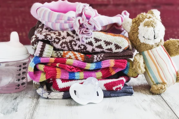 Niños suéteres calientes — Foto de Stock