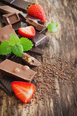 çikolata ve çilek