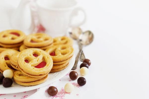 Biscuits à la confiture — Photo