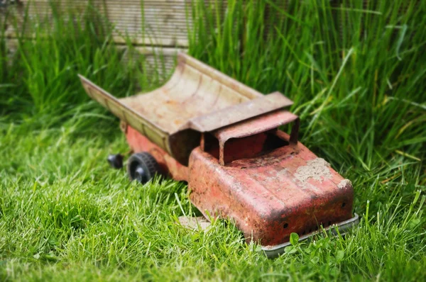 Old iron toy car — Stock Photo, Image