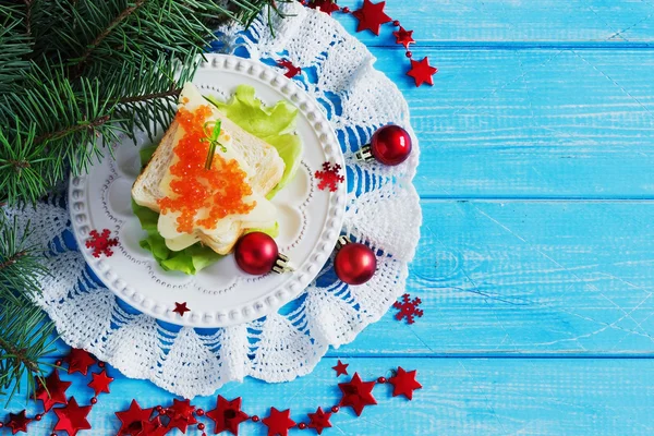 Sándwiches de Navidad —  Fotos de Stock