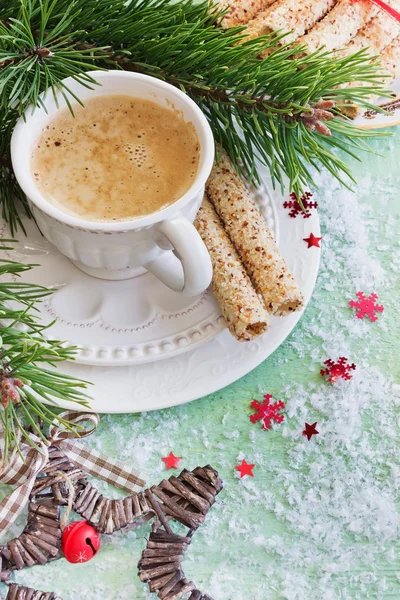 Weihnachtskaffee Stockfoto